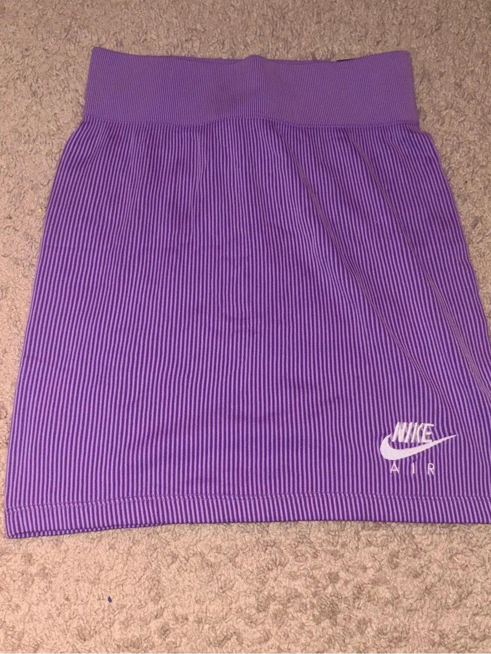 Nike purple ribbed skirt